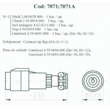 Fisa 63A, Cod Ex 7071A